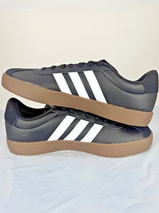 Talla 10.5 - Adidas VL Court 3.0 Negro Blanco Goma - Imagen 1 de 8