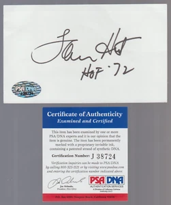 LAMAR HUNT signed 3 x 5 Karteikarte Autogramm AUTO mit PSA/DNA COA Chiefs LEGEND - Bild 1 von 1