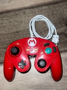 Nintendo Wii Mario Wired Fight Pad for Wii & Wii U Classic Controller - Picture 1 of 3