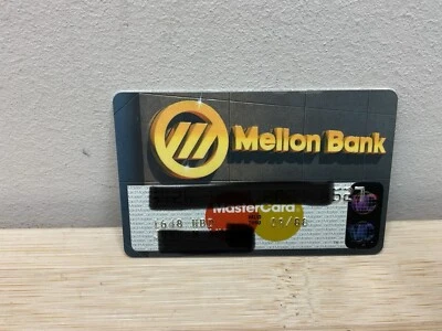 Mellon Bank MasterCard credit card Expired 1988  B80 - Image 1 of 2