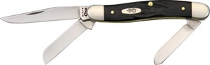 Case Cutlery Medium Rough Black Series Stockman Folding Pocket Knife 18222 - Picture 1 of 1