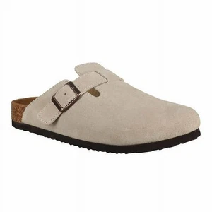 *NIB* Aquatherm Women's Suede Clog (Taupe, 7) - Picture 1 of 7