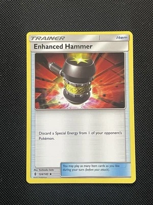 Enhanced Hammer 124/145 Uncommon SM Guardians Rising Pokemon TCG LP - Image 1 of 2