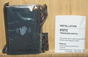 New in Box - Dormakaba 910TC Wave Sensor Touchless Switch Stainless Faceplate - Picture 1 of 4