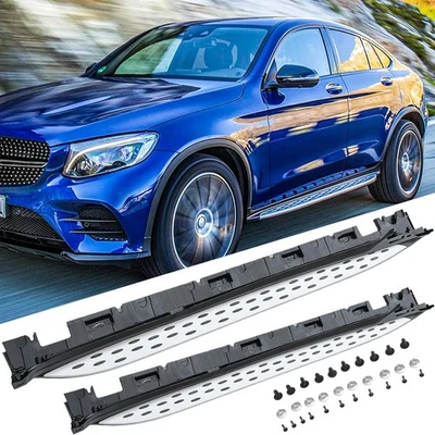Aluminum OE Style Running Boards Side Step Nerf Bar Compatible with Mercedes - Image 1 of 4