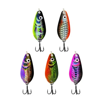 1PCS Spoon Lures - Pike Perch Zander Salmon Bass Predator Fishing Tackle - Image 1 of 4