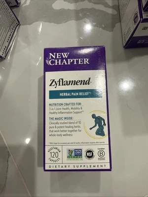 Nuevo Capítulo NCR-90075 Zyflamend Alivio del Dolor de Todo el Cuerpo 110 Ct Exp 4/28+ Foto 1 de 4