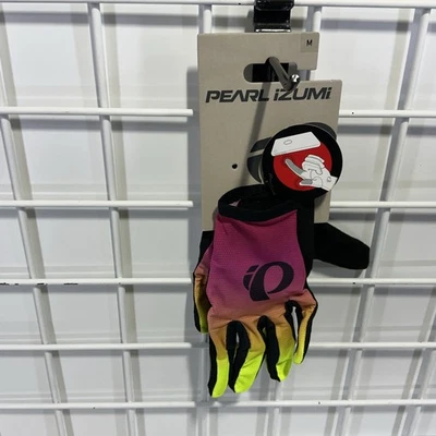 PEARL iZUMi 高架空气手套男式中号尖叫黄色渐变 30 美元 — 第 1/4 张图片