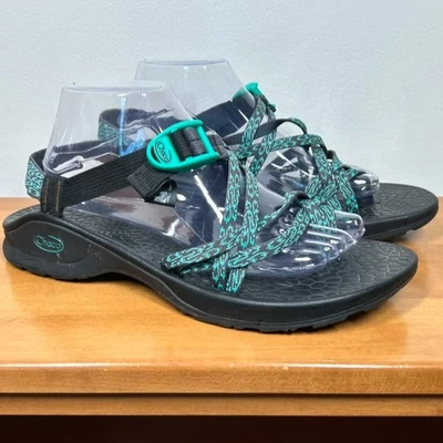 Босоножки Chaco женские 11 Aqua бирюзовые с регулируемыми ремешками экологичный протектор для улицы J105680 - Изображение 1 из 4