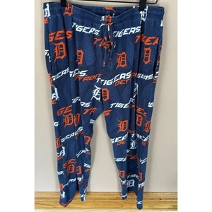 MLB Detroit Tigers Pajama Pants Size Medium Plaid Pockets Concepts Sports - Picture 1 of 3
