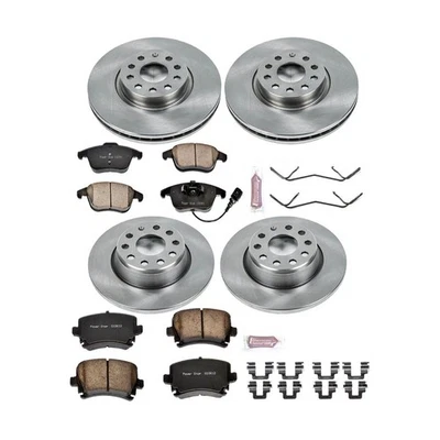 PowerStop Z17 Autospecialty Stock Brake Kit for 2009-2010 Volkswagen Tiguan - Imagem 1 de 4