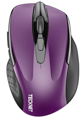 tecknet wireless mouse, Purple, Cord Cordless. - Image 1 of 4