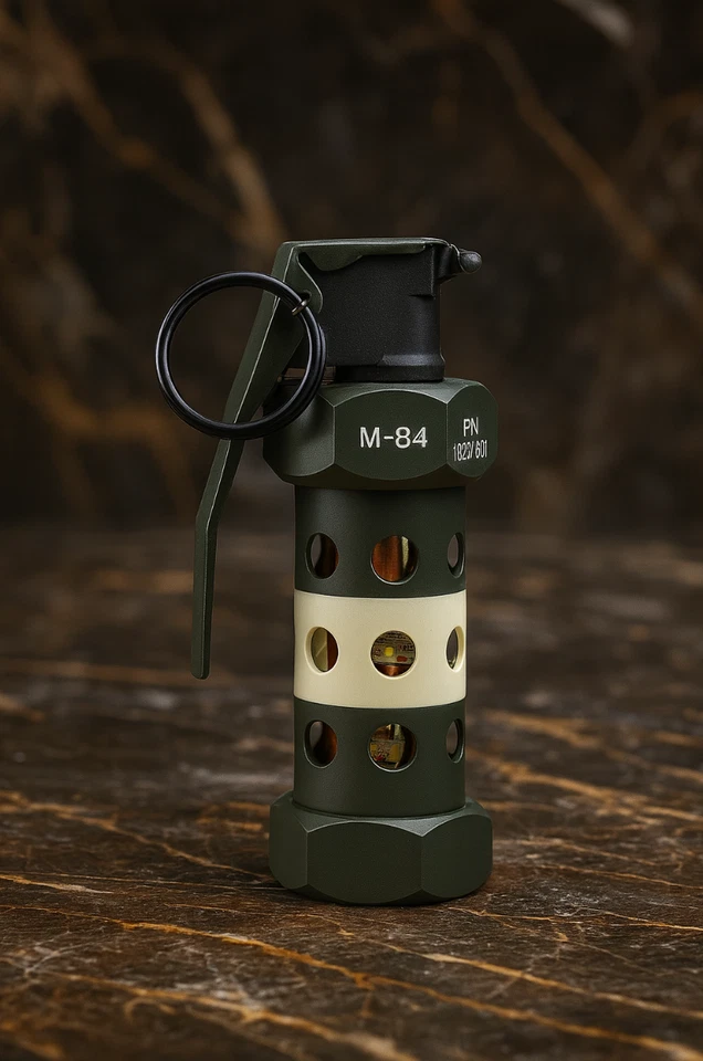 Inert M84 Stun Flashbang Grenade Replica 1:1 Prop Training Model - Image 1 of 3