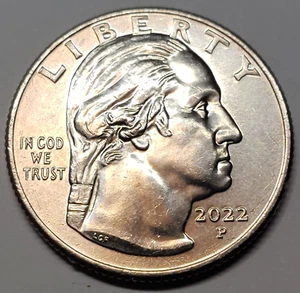 2022 P Quarter Anna May Wong "In COD We Trust" Error, Teardrop Error - Picture 1 of 5