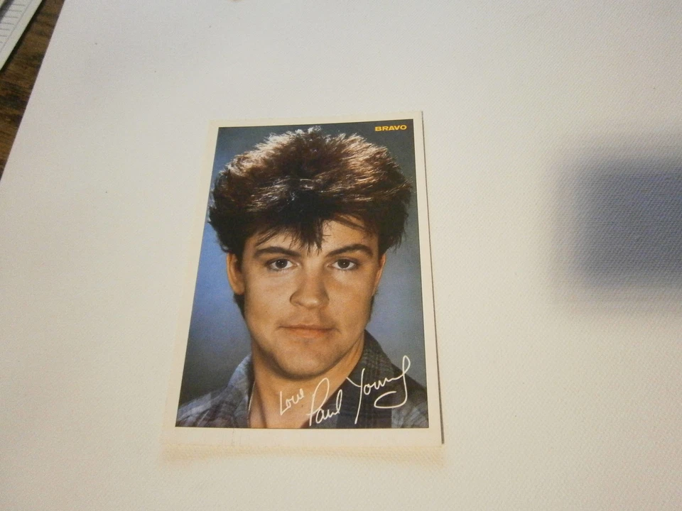 Paul Young ++ Bravo-Autogrammkarte ++ AK ++ TOP ++ - Bild 1 von 1