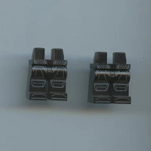 Star Wars LEGO x 2 Minifigure Black Hips and Legs Gideon's Dark Trooper Armor - Picture 1 of 1