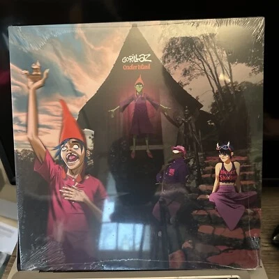 IN HAND!! The Gorillaz - Cracker Island SPOTIFY BABY PINK Vinyl LP Blur - Image 1 of 2