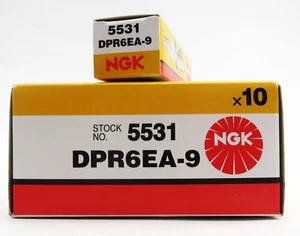 10 x DPR6EA-9 NGK Spark Plugs - Picture 1 of 2