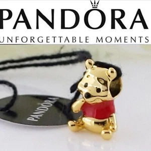 Authentic Pandora #762212C01 Disney Winnie the Pooh Bear Charm - Picture 1 of 8