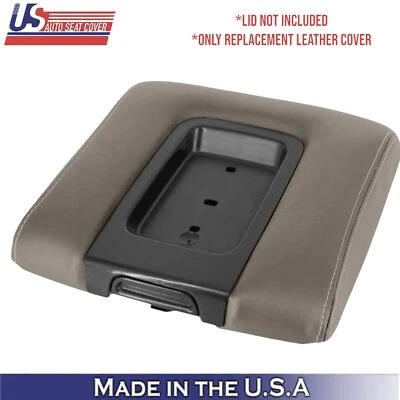 Cubierta de tapa de consola central de cuero Dune (bronceado) para Chevrolet Silverado 2014-2019 Foto 1 de 4