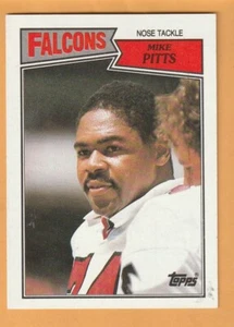 Mike Pitts Atlanta Falcons 1987 Topps #259 Alabama Crimson Tide 12L - Bild 1 von 2