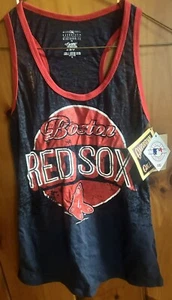 Boston Red Sox Cooperstown Collection Sleeveless Blue Mesh Women’s Jersey XS - Picture 1 of 7