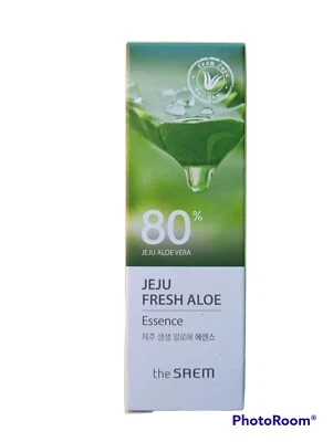 The Saem Jeju Fresh 80% Aloe Vera Essence Korea K-Beauty Full Size 1.18Oz New - Image 1 of 2