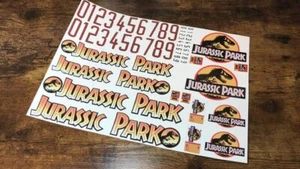1/10 scale Jurassic Park Decals - RC Stickers - Crawler Axial Traxxas TRx4 trx6 - Picture 1 of 3