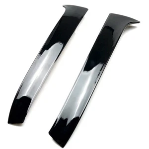 2x Schwarz Vertikale Heck Spoiler Flaps Für VW Golf 7 Variant Wagon 2013–2017 - Picture 1 of 10