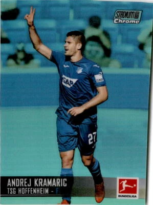 2021-22 Stadium Club Chrome Bundesliga #54 Andrej Kramaric Aqua Refractor #/199 - Image 1 of 2