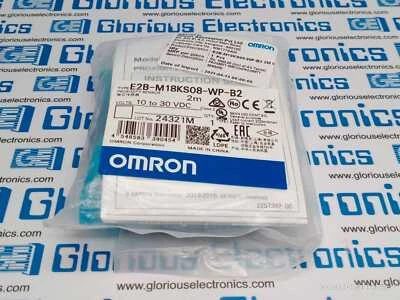 OMRON E2B-M18LS08-WP-B2 Proximity Sensors E2BM18LS08WPB2 New Free Shipping 1PC - Image 1 of 2