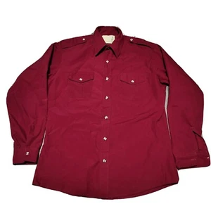 Vintage Sears Fieldmaster Long Sleeve Button Up Shirt USA Made Top Sz Large Tall - Picture 1 of 8