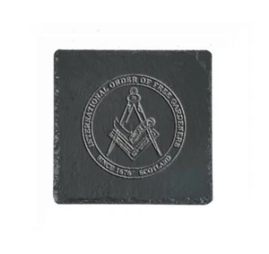 International Order of Free Gardeners Slate Coaster New - Picture 1 of 1