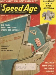 SPEED AGE 1957 JAN - GM FUEL INJECTION, HISTORY OF STOCK CAR RACING* - Imagen 1 de 1