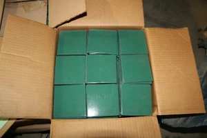 Green Glossy Wall Tile 3 7/8"x  3 7/8" Summitville Loose Color-556 10 SQFT - Picture 1 of 1