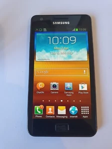 Samsung Galaxy S2 16GB GT-I9100 Black Unlocked Ready To Use Mobile Phone - Afbeelding 1 van 11