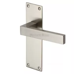 Heritage Brass MET4930-SN Door Handle Lever Latch Metro Design Satin Nickel - Picture 1 of 1