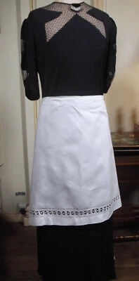 Tablier de service enveloppant en fil de lin  - congrégation religieuse - Photo 1/4