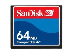 SanDisk CompactFlash 64MB Compac tFlash I Card - SDCFB-64-455
