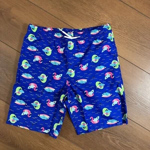 Lands' End NWT Blue Shark Graphic Swim Shorts Swim Trunks Sz XL - Picture 1 of 9