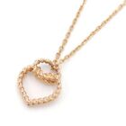 [Japan Used Necklace] Returns Ok Cartier Torta Heart Necklace K18Pg Polished Pin