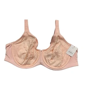 Women's Plus Size Unlined Bra - Auden Casual Pink 42D - Picture 1 of 2