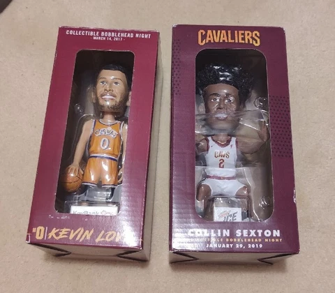 Cleveland Cavaliers  Bobblehead Lot Collin Sexton Kevin Love Ships 24 hrs Cover