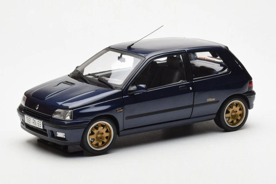 1 18 Norev Renault Clio Williams 1993 Darkblue-metallic