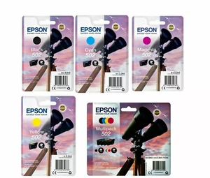 Lotto cartucce inchiostro originali Epson 502 C/MY/K per WF-2860DWF WF-2865DWF XP-5100 - Foto 1 di 6