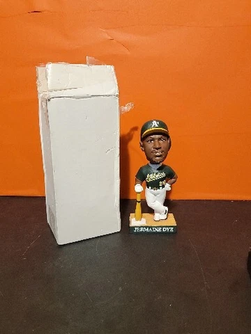 Limited Edition Collector 2002 Jermaine Dye Oakland A's Athletics Bobblehead SGA Cover