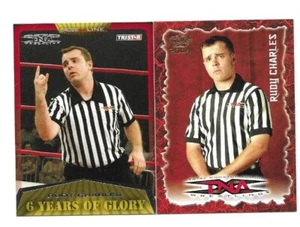 TNA 2 RUDY CHARLES WRESTLING CARDS BORN IN EVANSVILLE INDIANA DAN ENGLER - Picture 1 of 1