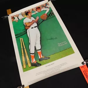 Brooks Robinson Norman Rockwell "Gee Thanks Brooks!" Repro Print 12 x 17 Orioles - Picture 1 of 5