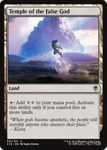 Temple of the False God NM Commander MTG Magic the Gathering Land English Card - Picture 1 of 1