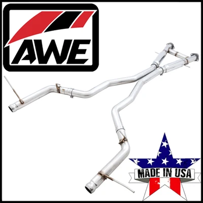 Sistema de escape AWE Track 3" Cat-Back apto para Jeep Grand Cherokee SRT/Trackhawk 14-21 Foto 1 de 4